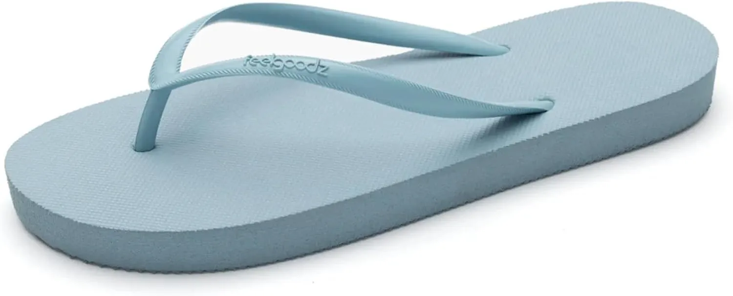 Feelgoodz Women's Slimz Core Natural Rubber Flip Flops