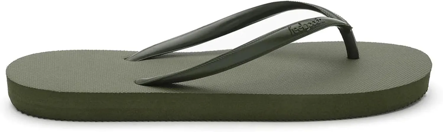 Feelgoodz Women's Slimz Core Natural Rubber Flip Flops