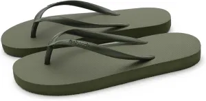 Feelgoodz Women's Slimz Core Natural Rubber Flip Flops