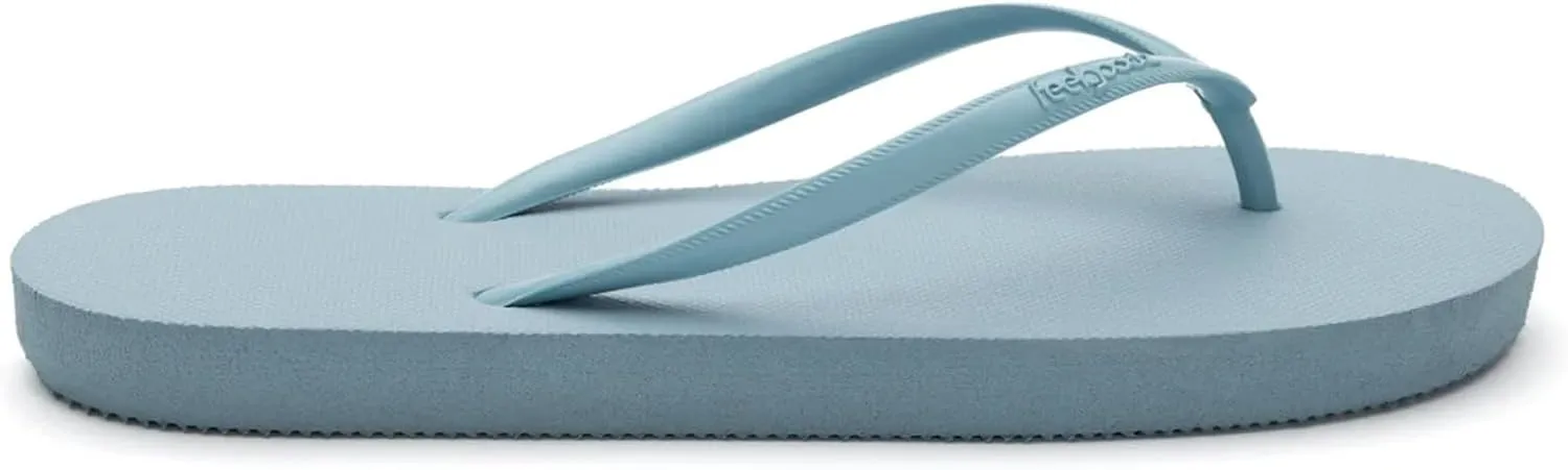Feelgoodz Women's Slimz Core Natural Rubber Flip Flops