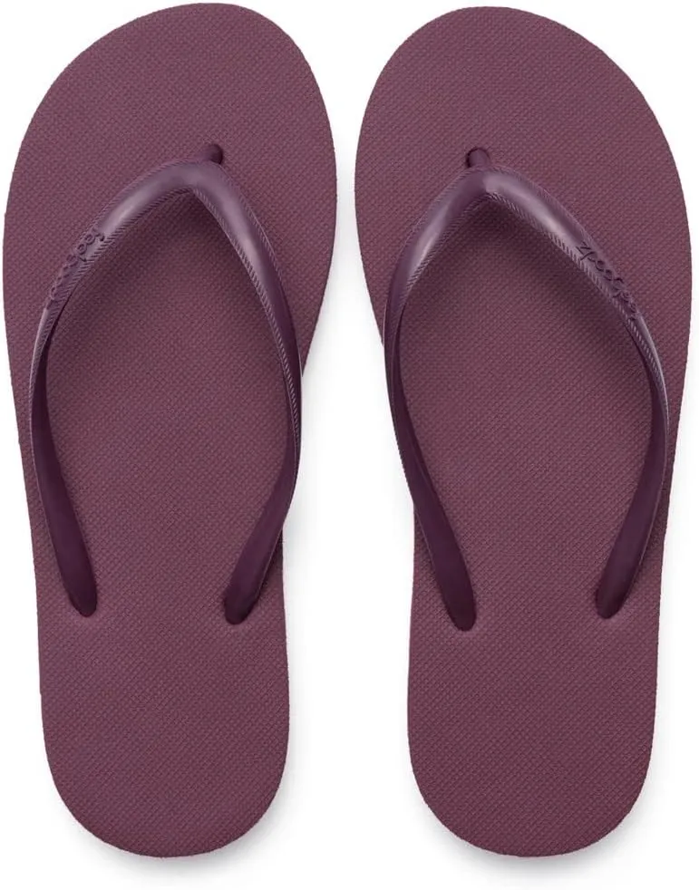 Feelgoodz Women's Slimz Core Natural Rubber Flip Flops