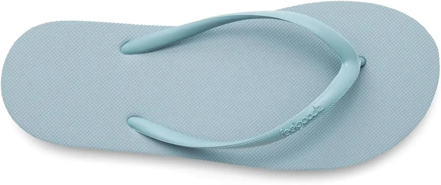 Feelgoodz Women's Slimz Core Natural Rubber Flip Flops