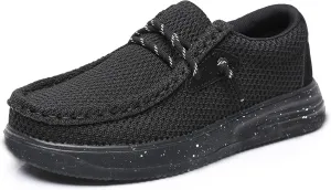 Felabo Kids Boys Girls Slip-On Casual Loafers Canvas Walking Shoes Comfortable & Lightweight (Toddler/Little Kid/Big Kid)