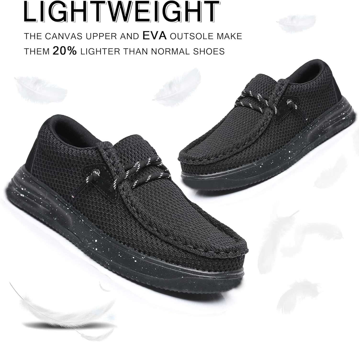 Felabo Kids Boys Girls Slip-On Casual Loafers Canvas Walking Shoes Comfortable & Lightweight (Toddler/Little Kid/Big Kid)