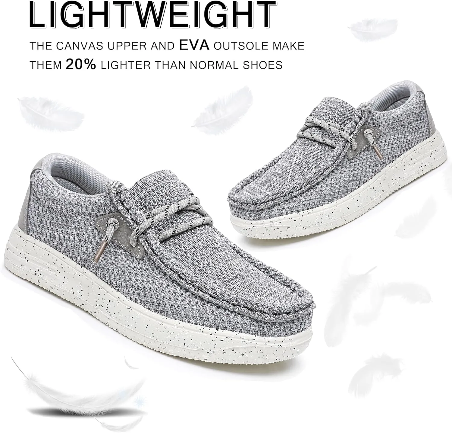 Felabo Kids Boys Girls Slip-On Casual Loafers Canvas Walking Shoes Comfortable & Lightweight (Toddler/Little Kid/Big Kid)