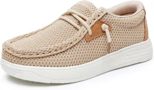 Felabo Kids Boys Girls Slip-On Casual Loafers Canvas Walking Shoes Comfortable & Lightweight (Toddler/Little Kid/Big Kid)
