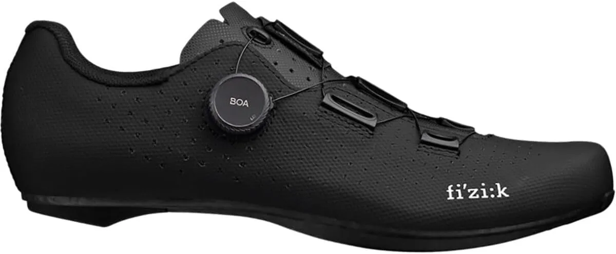 Fizik Unisex Tempo Decos Carbon Cycling Shoe, Black, 5.5 US Men