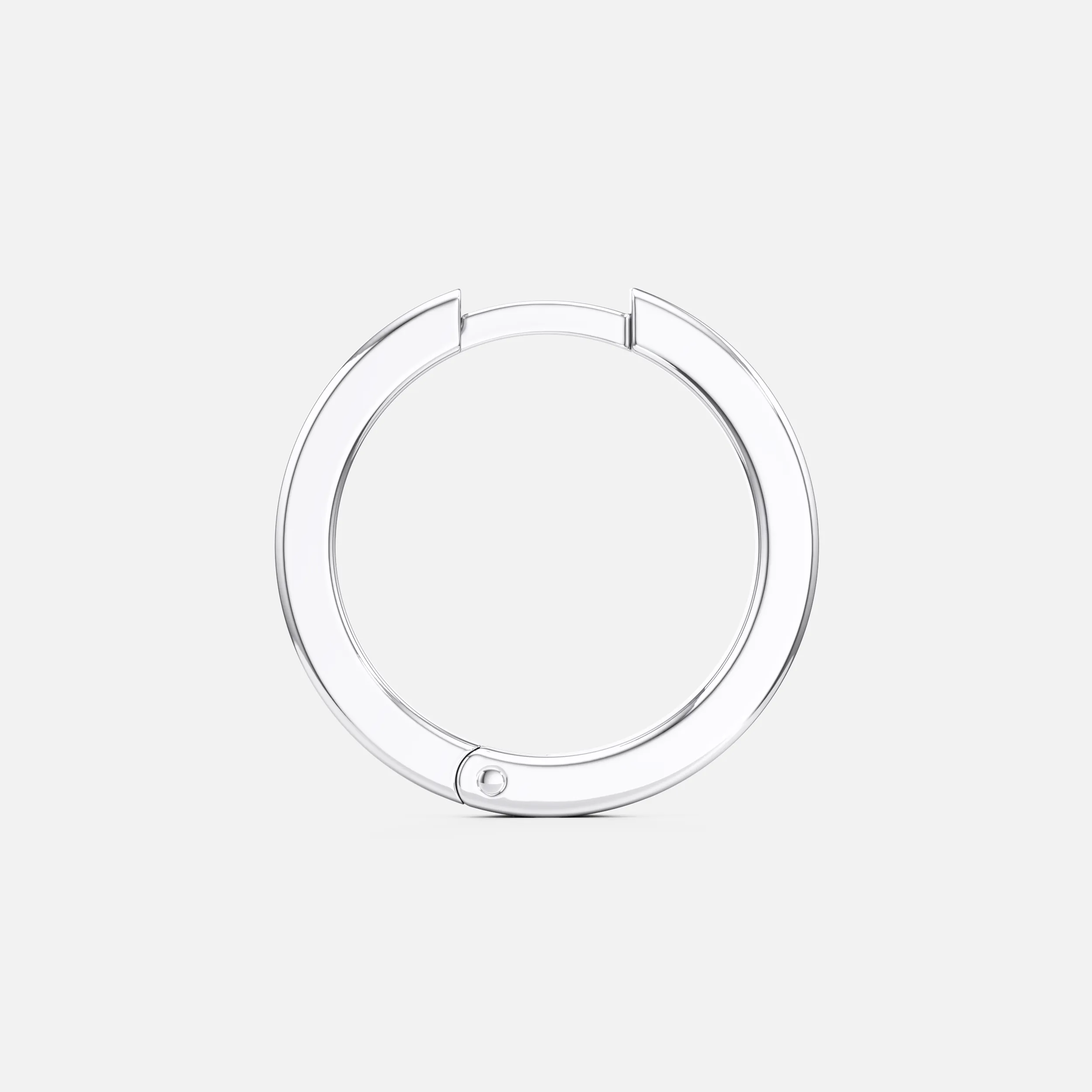 Flat Medium Hoops
