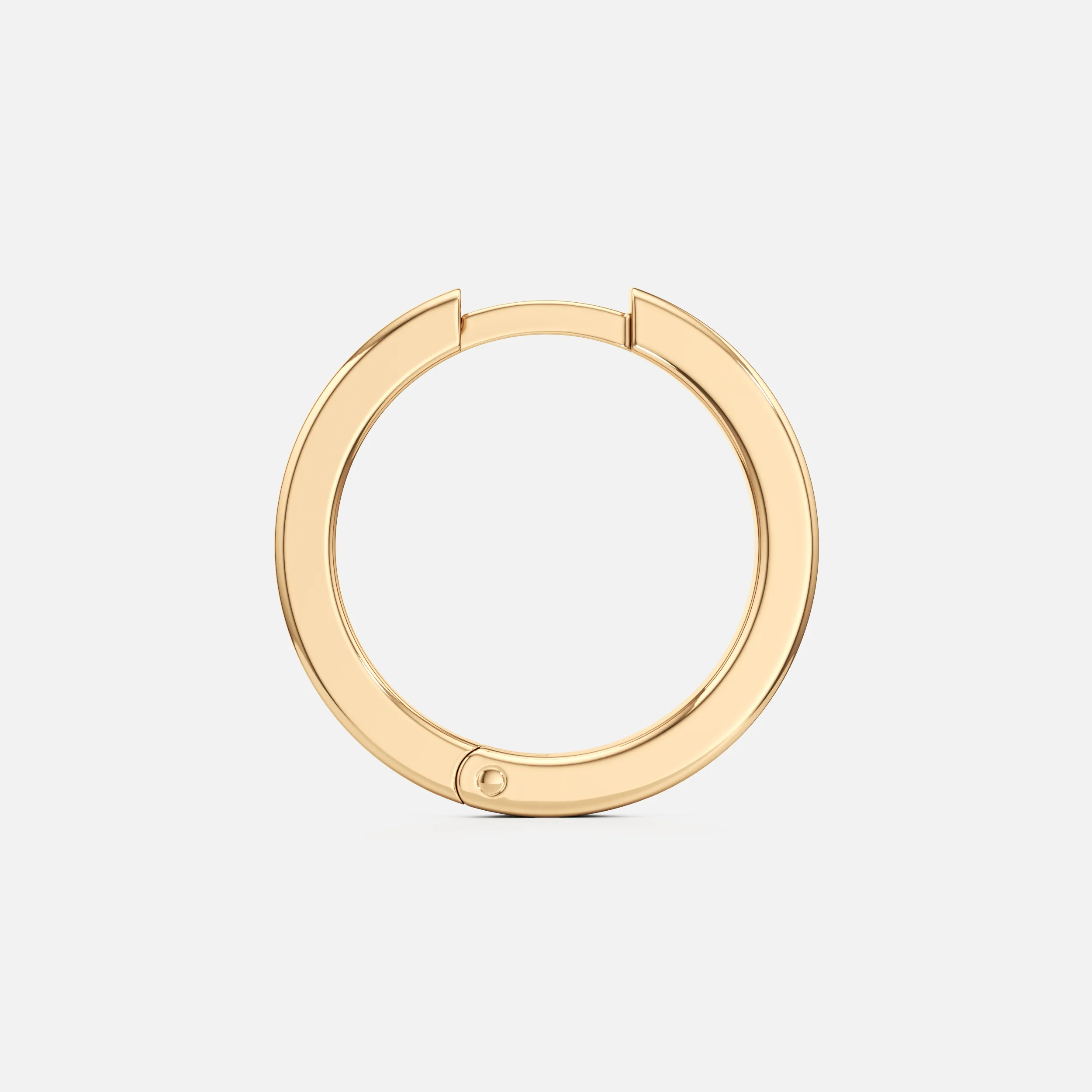 Flat Medium Hoops
