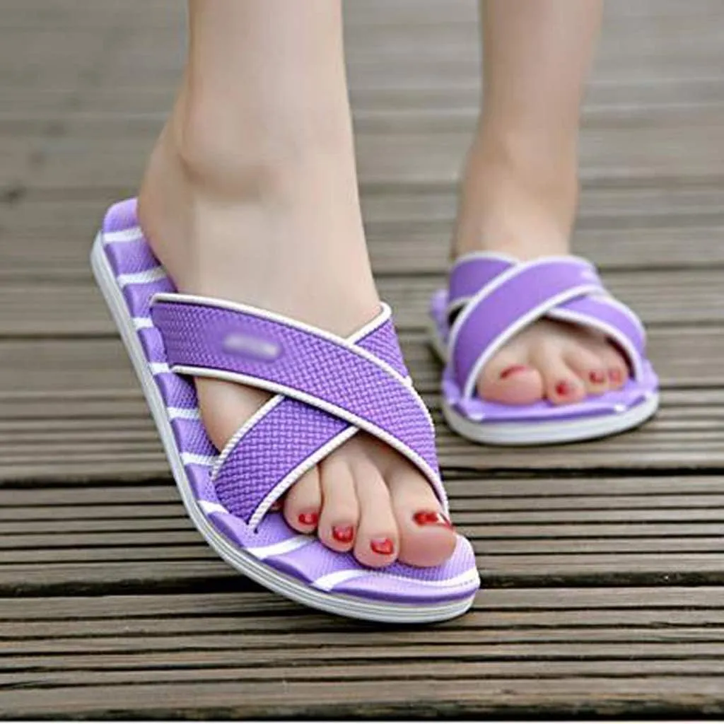 Flip Flop EVA Ladies Home Massage Slippers Bathroom Couple Sandals and Slippers Massage Leisure Outdoor Beach Tide Drag Flip Flops (Color : B, Size : 38)