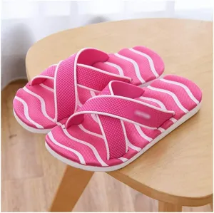 Flip Flop EVA Ladies Home Massage Slippers Bathroom Couple Sandals and Slippers Massage Leisure Outdoor Beach Tide Drag Flip Flops (Color : B, Size : 38)