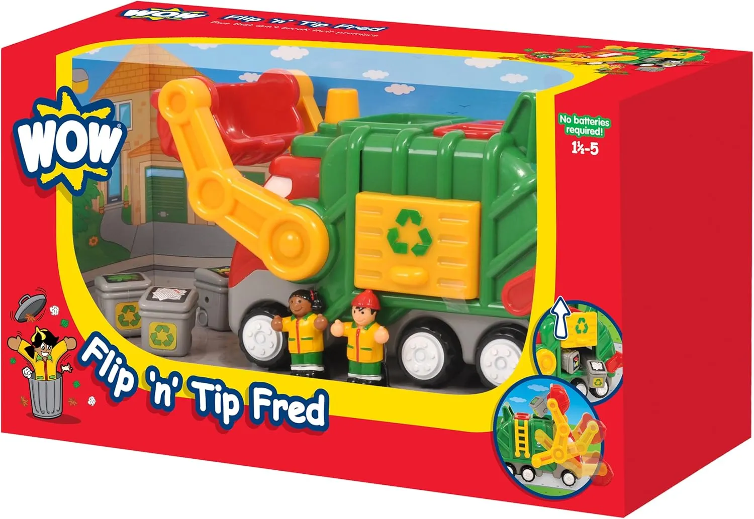 Flip 'n' Tip Fred - Town (6 Piece Set)