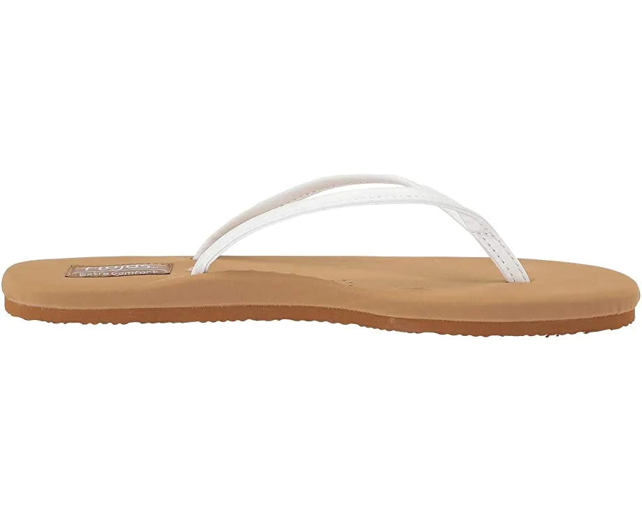 Flojos Vintage On Thong Slip Flat Slide Sandals Heavy reduction Flops Artificial Intelligence (AI) 2.0 Fiesta White/Tan Flip