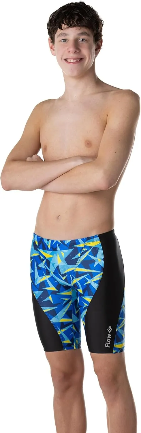 Flow Splice Jammer Swimsuits - Swim Jammers for Swimming in Boys Size 21 to 32