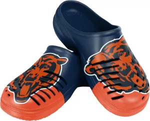 FOCO NFL Mens Big Splash Team Logo Solid Clogs Comfortable Water Slip on Shoes