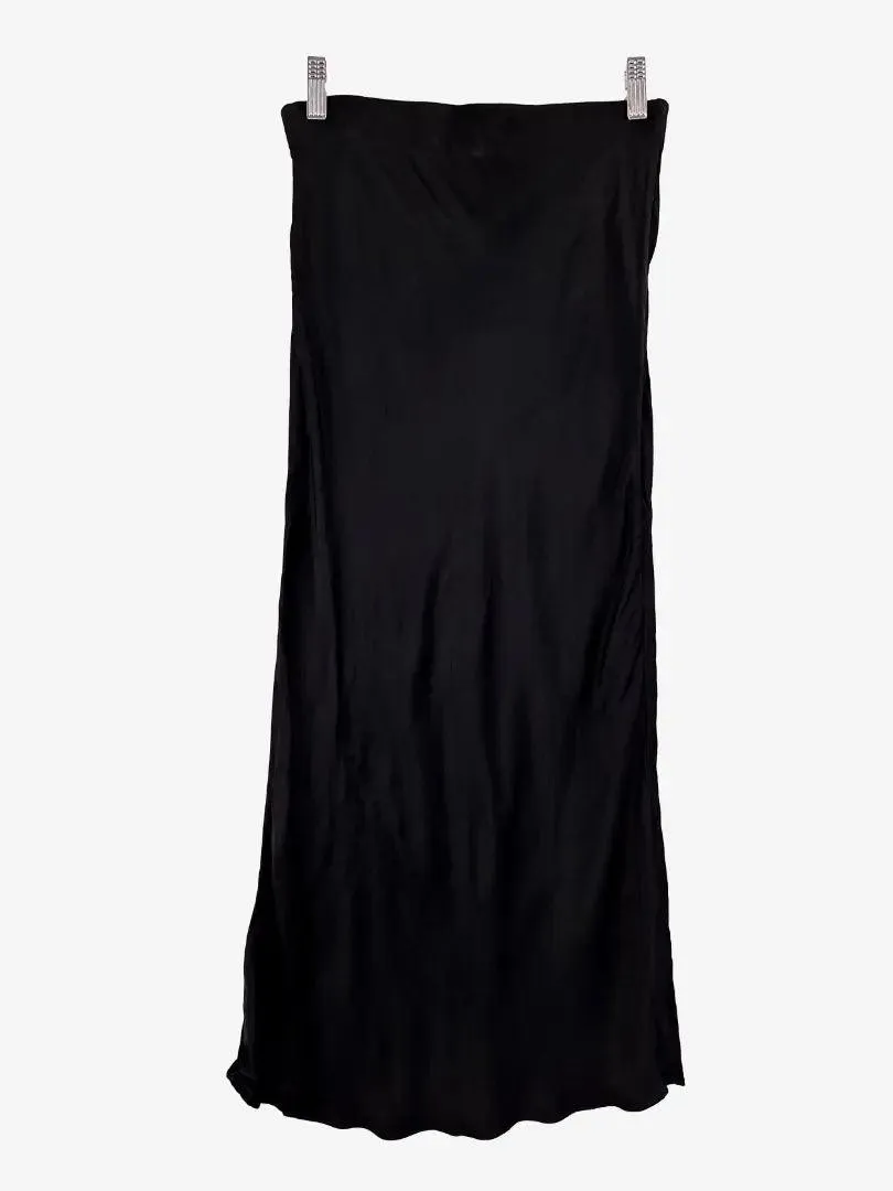 Forever New Sleek Satin Slip Midi Skirt Size 10