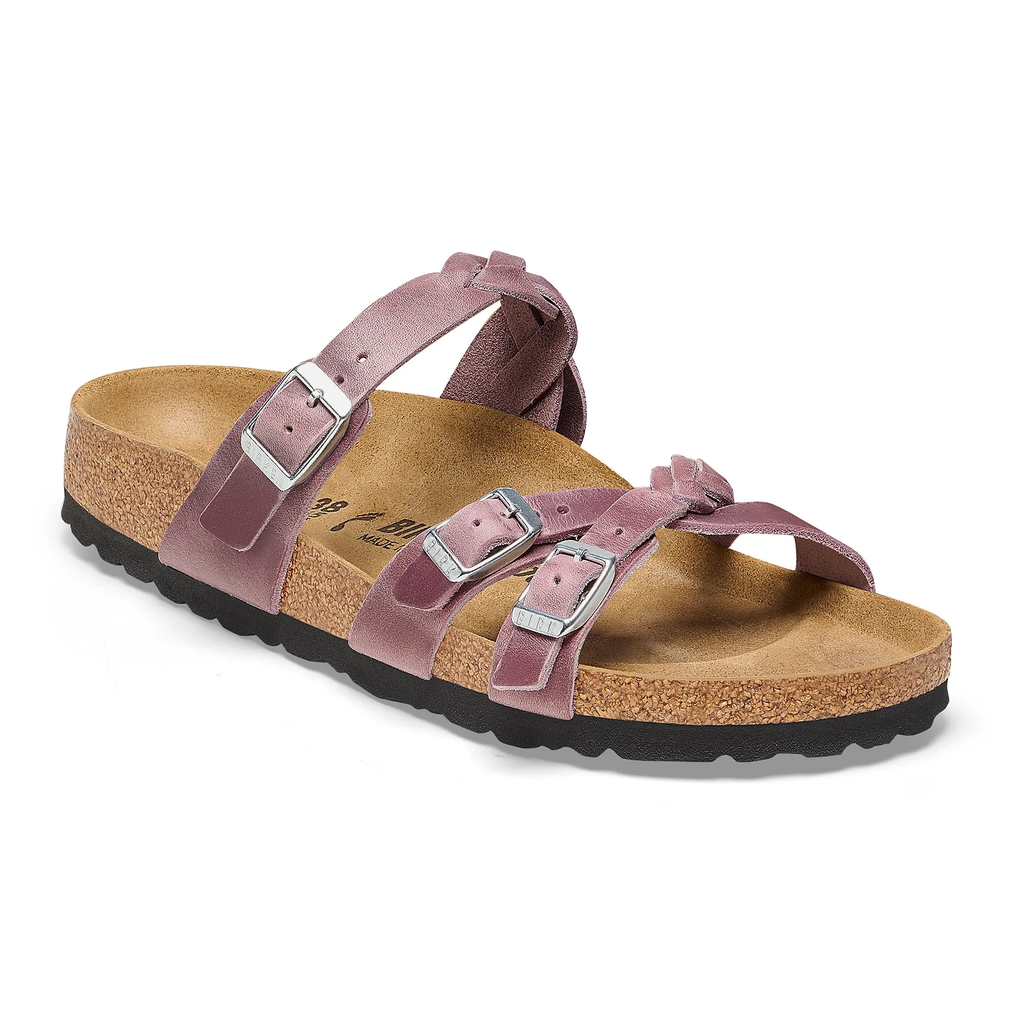 FRANCA BRAID - LAVENDER - OIL LEATHER