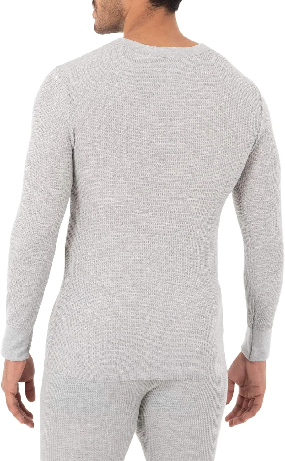 Fruit of the Loom Men's Classic Midweight Waffle Thermal Underwear Crew Top