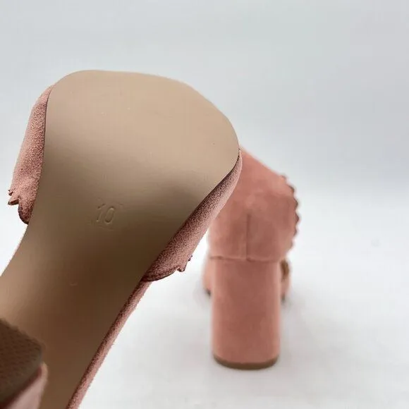 FSJ Nude Comfortable Ankle Strap Buckle Pumps Retro Classic Block Chunky Heels