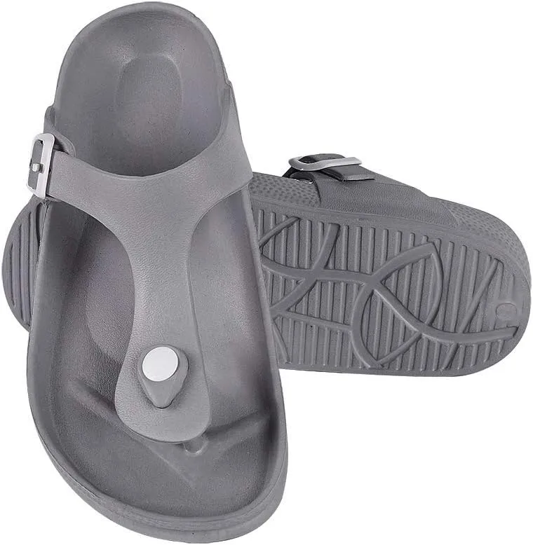 FUNKYMONKEY EVA Flip Flops Waterproof Adjustable Thong Sandals for Mens and Womens