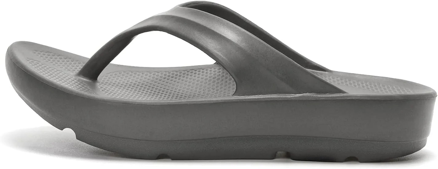 FUNKYMONKEY Women's Thong Flip Flop Ultra Soft Arch Support Sandals