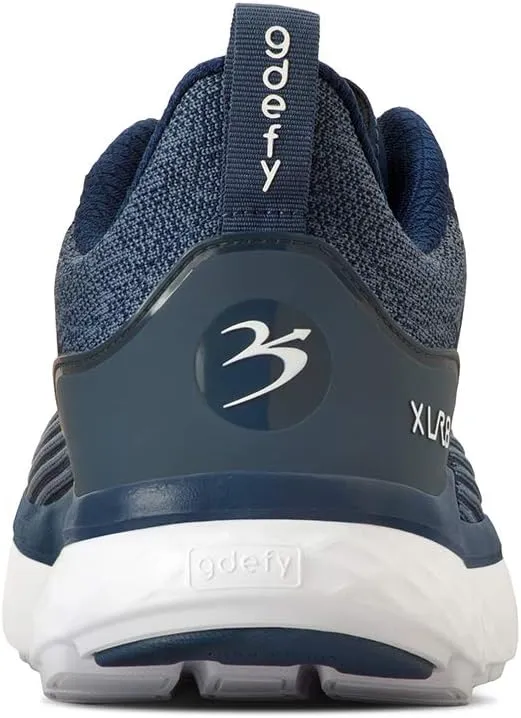 G-DEFY XLR8 Men’s Supportive Running Shoe | VersoShock Technology for Pain Associated with Prolonged Standing or Walking | Arch Support | Diabetic Shoes | Wide Shoes | Free Custom Orthotic