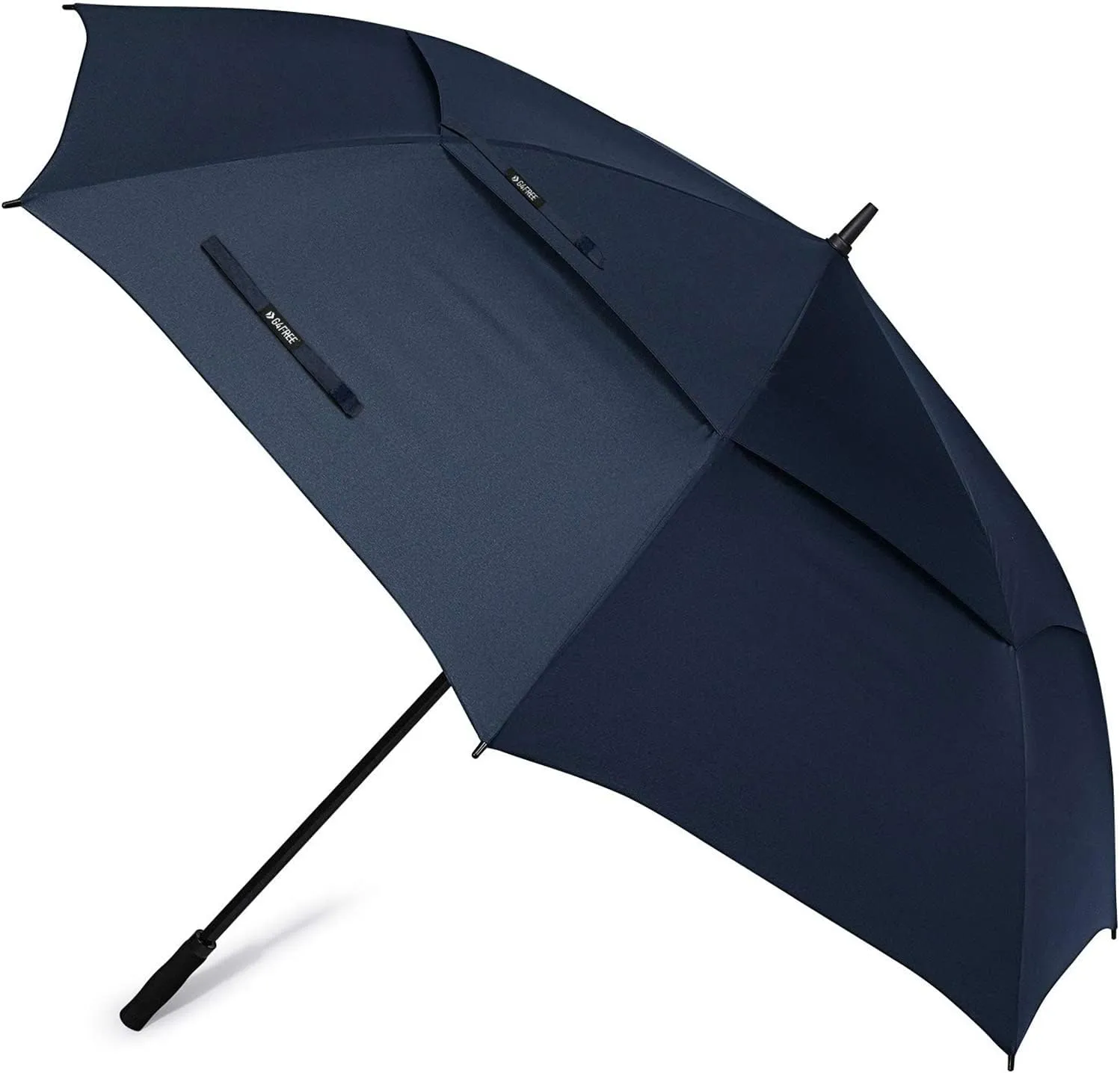 G4Free 72 Inch Huge Large Oversize Golf Umbrella Automatic Open Double Canopy Vented Windproof Stick Umbrella, 6 Ft Heavy Duty For Outdoor Doorman Family(Navy Blue)