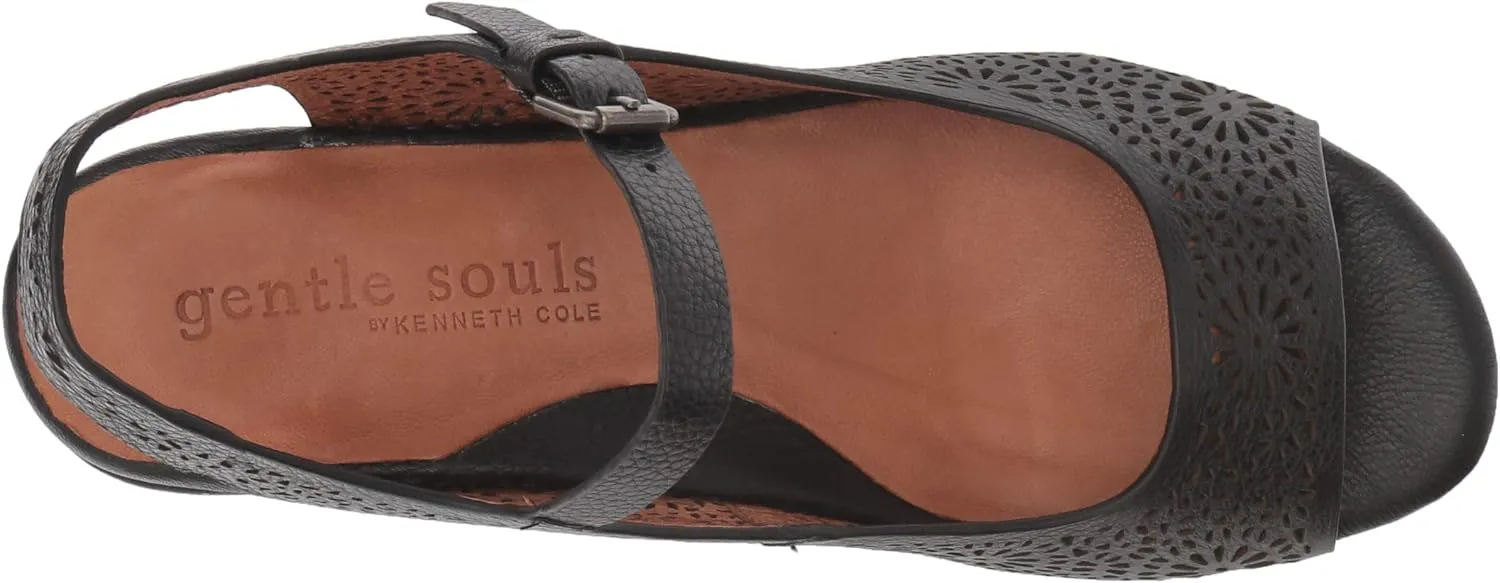 Gentle Souls by Kenneth Cole Women's Cheryl 2 Peep Toe Sandal Heeled