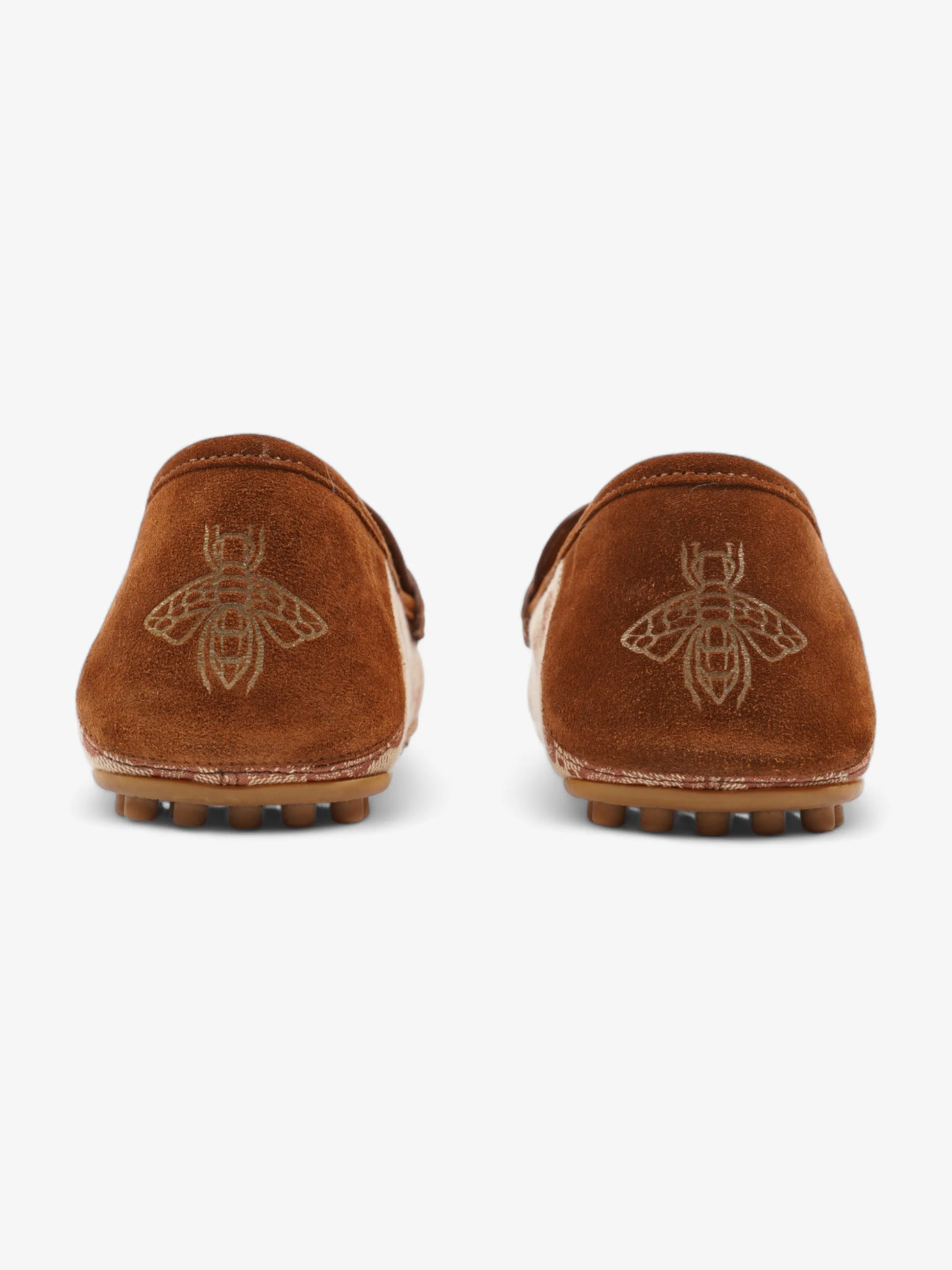GG Canvas Loafers Beige / Brown Canvas EU 42 UK 8