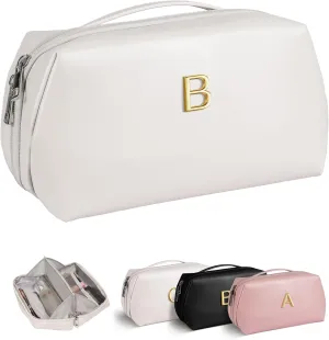 Gifts for 15 16 17 18 19 20 21st Year Old Girls, Makeup Bag with Initial Letter, Personalized Birthday Gifts, Graduation Gifts for Teen Girls, Going Off to College Gifts, Congratulation Gifts
