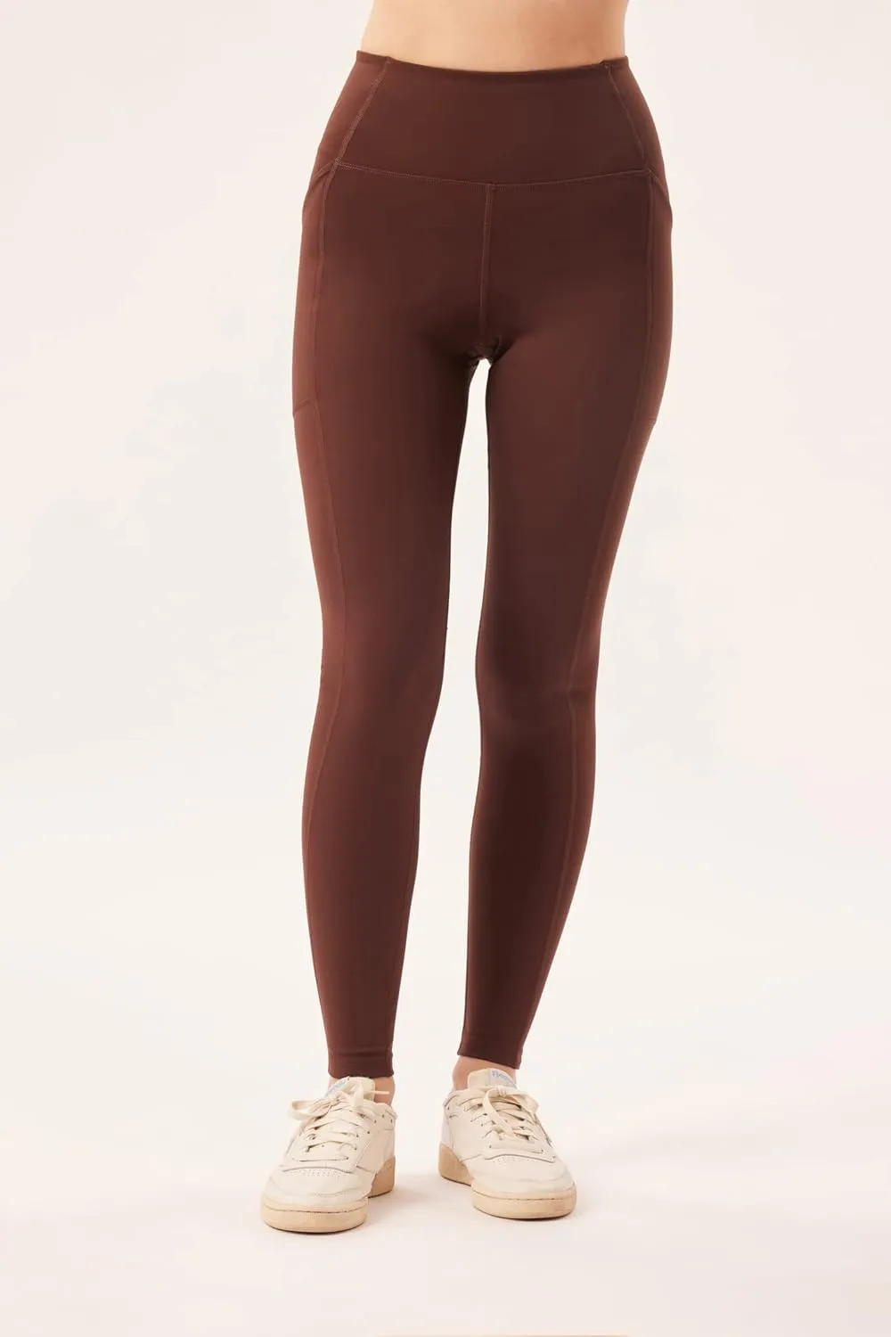 Girlfriend Collective Compression Pocket Leggings for Women, High Rise Waist Pants for Yoga Workout Plus Size 28.5" Inseam