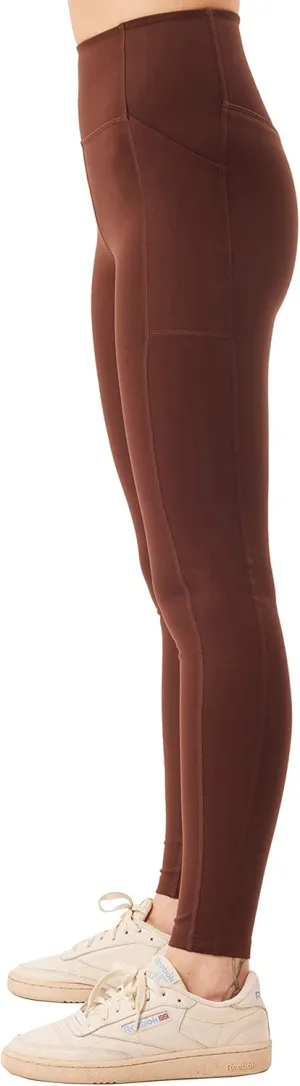 Girlfriend Collective Compression Pocket Leggings for Women, High Rise Waist Pants for Yoga Workout Plus Size 28.5" Inseam