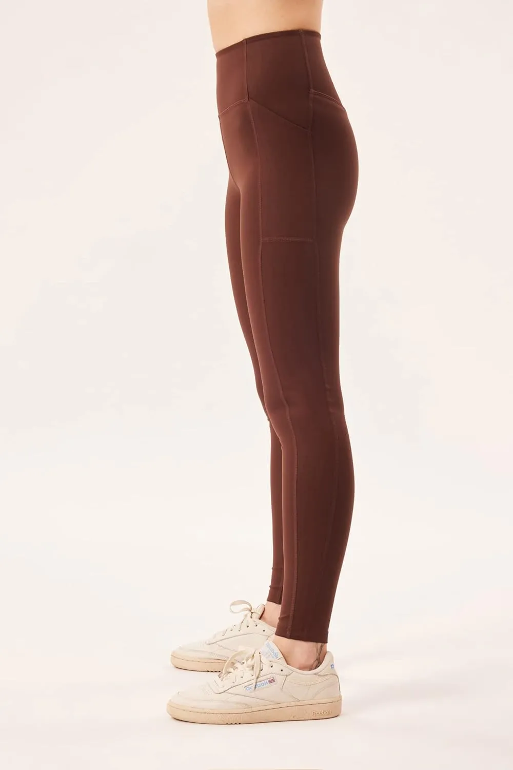 Girlfriend Collective Compression Pocket Leggings for Women, High Rise Waist Pants for Yoga Workout Plus Size 28.5" Inseam