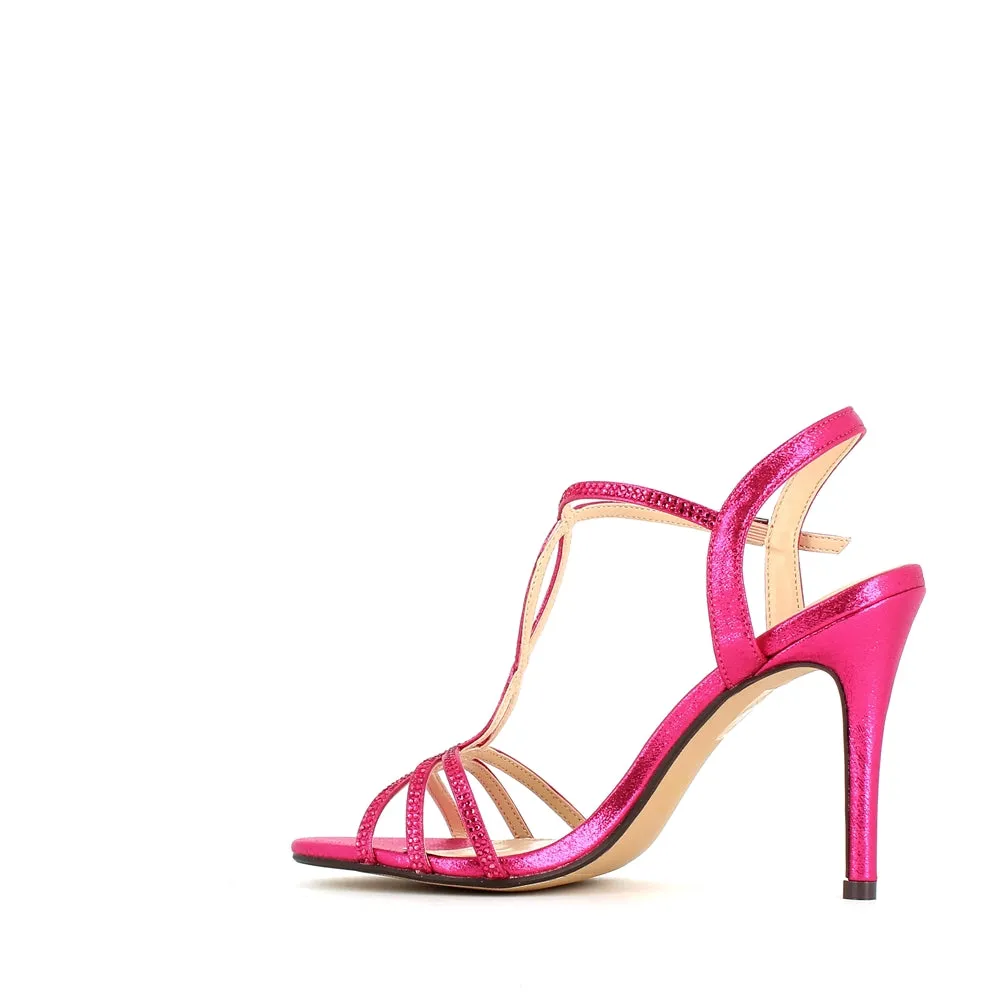 Glamour Alanis Occasion Sandal Fuchsia