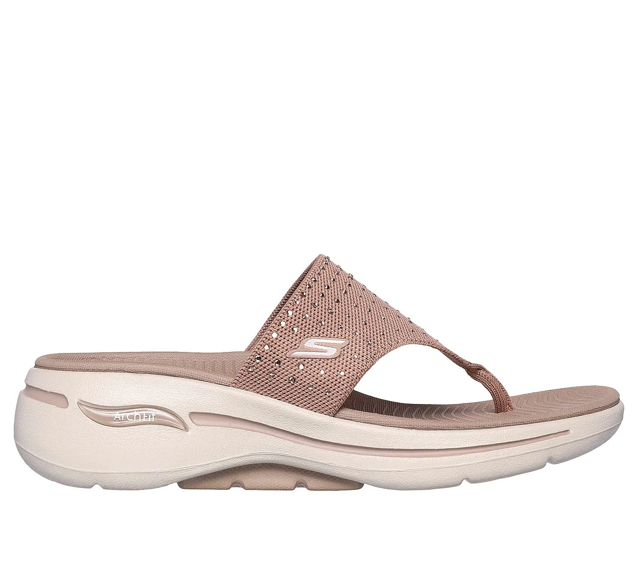 GO WALK ARCH FIT SANDAL - GLAM CITY - TAUPE