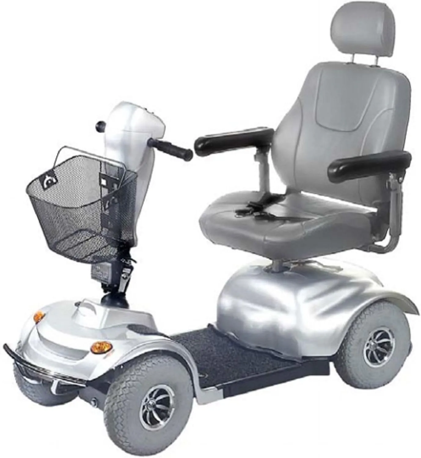 Golden Technologies GA541 Avenger 4-Wheel Heavy-Duty Scooter - Silver