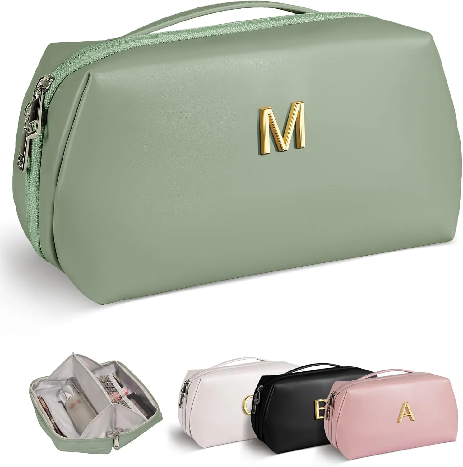 Graduation Gifts for Teen Girls Women, Letter Makeup Bag, Personalized Friends Gifts, Gifts for 15 16 17 18 19 20 21st Year Old Girls, Going Off to College Gifts for Daughter Granddaughter