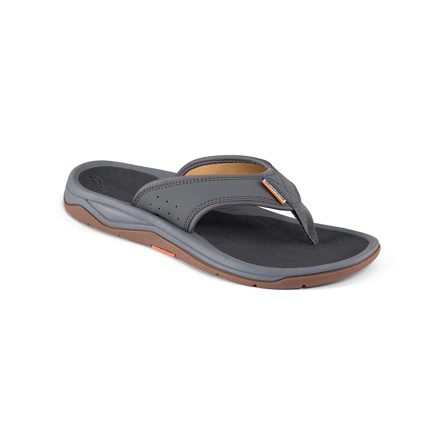 Grundens Deck-Boss Sandal - Smoke
