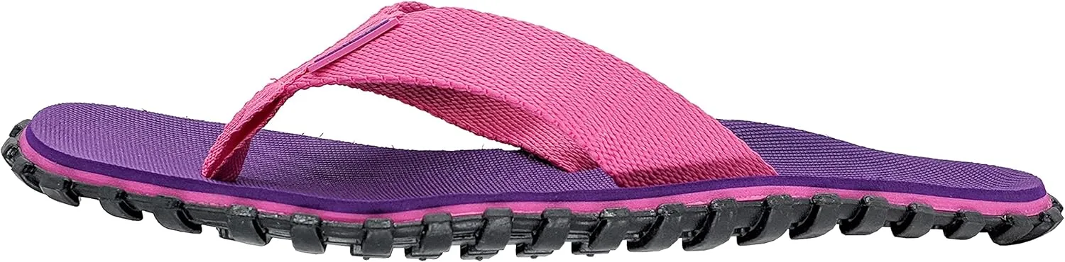 Gumbies Duckbill Unisex Waterproof Flip Flops with Supersoft Fabric Toe Post and Durable Recycled Rubber Sole - Comfort Guaranteed