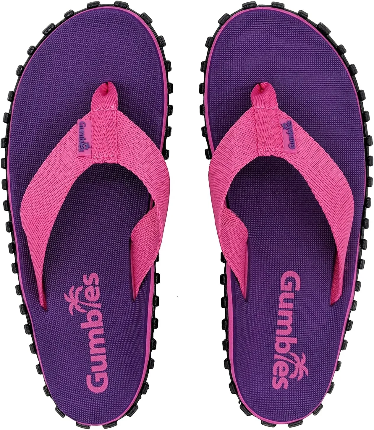 Gumbies Duckbill Unisex Waterproof Flip Flops with Supersoft Fabric Toe Post and Durable Recycled Rubber Sole - Comfort Guaranteed