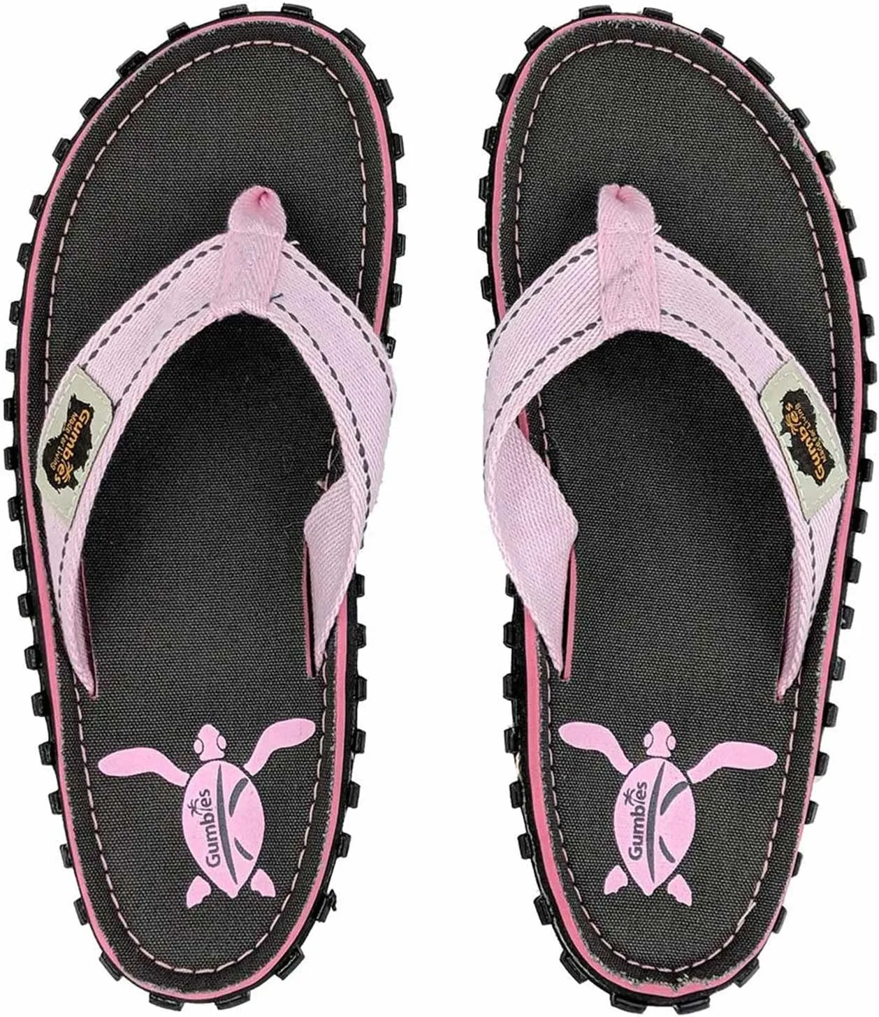 Gumbies Islander Unisex Flip Flops, with Supersoft Cotton Toe Post and Durable Recycled Rubber Sole - Comfort Guaranteed