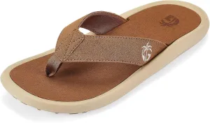 Gumbies Noosa Unisex Flip-Flop, with Arch Support Supersoft Brush EVA Footbed, Soft Cotton Backed Strap & Recycled Rubber Sole - Comfort Guaranteed