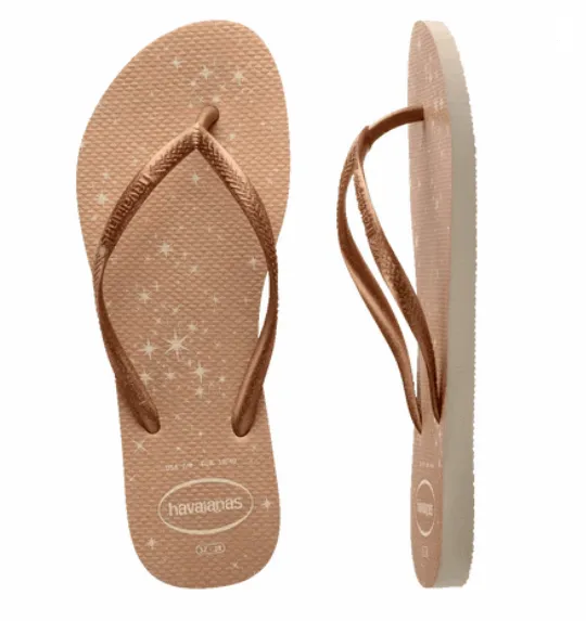 Havaianas Womens Slim Gloss Thongs