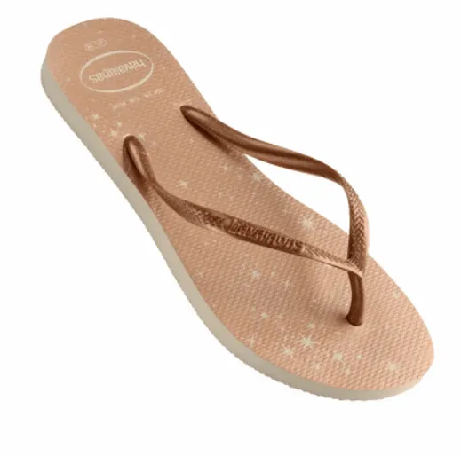 Havaianas Womens Slim Gloss Thongs