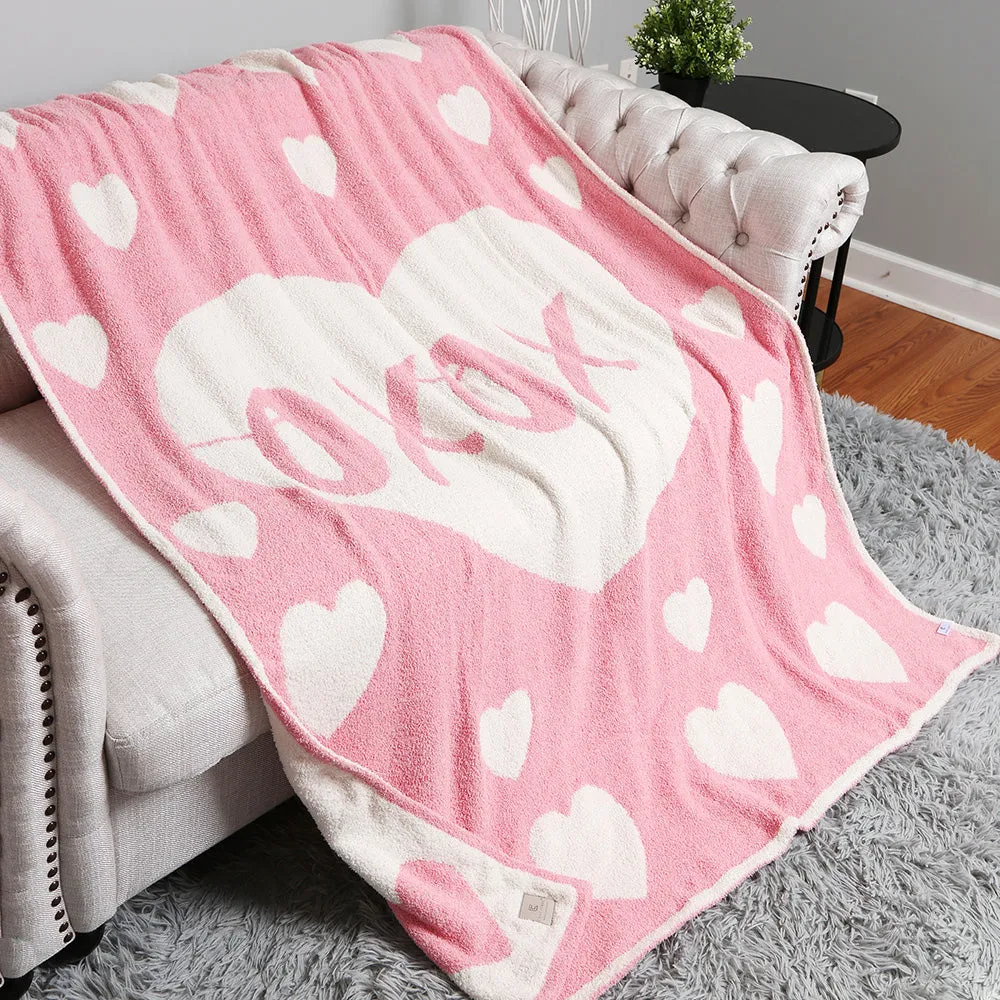 Hearts XOXO Soft Blanket