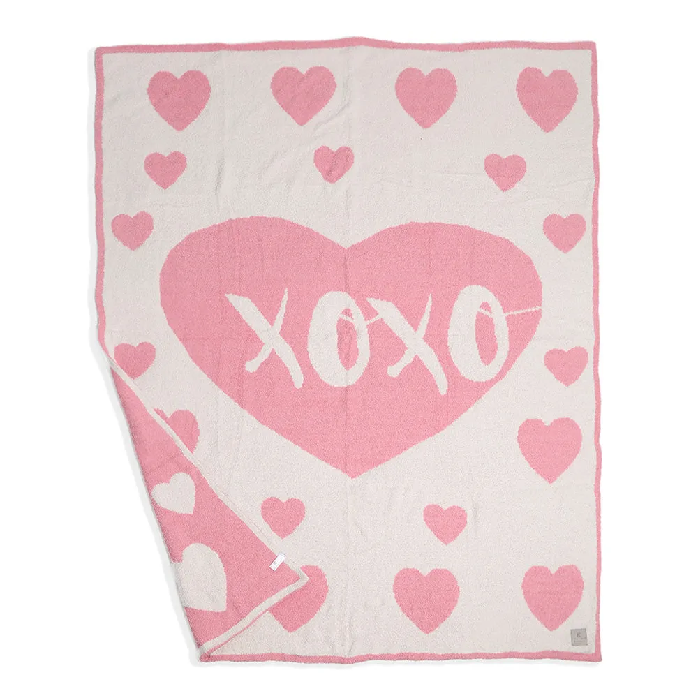 Hearts XOXO Soft Blanket