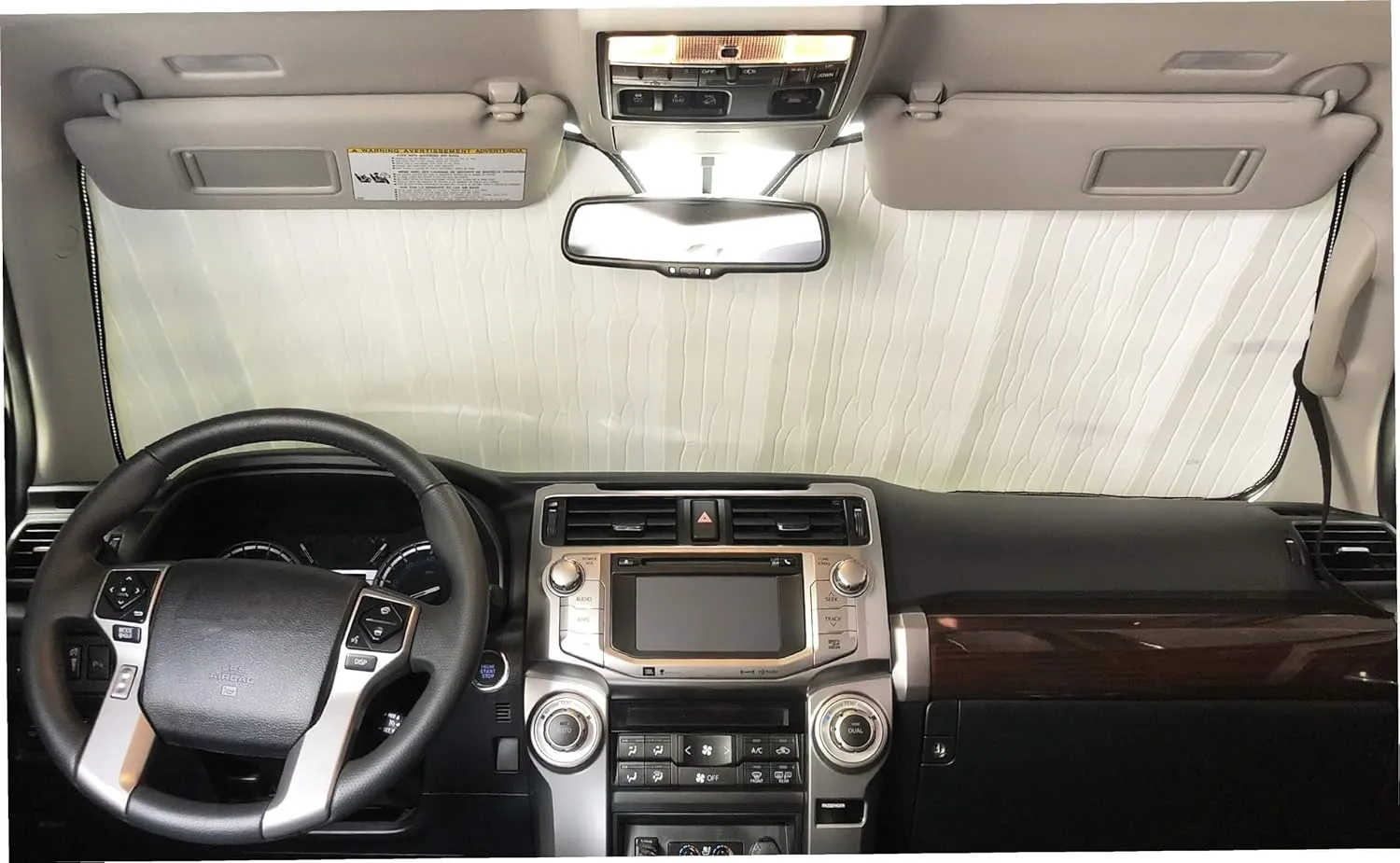 HeatShield, The Original Windshield Sun Shade, Custom-Fit for International 4300LP 2002-2019 Silver Series