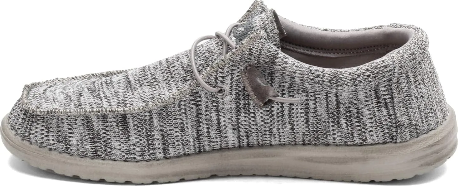 Hey Dude Men's Wally Sox | Retired Men’s Shoes | Men's Lace Up Loafers | Comfortable & Light-Weight