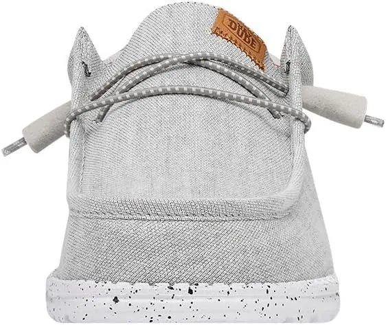 HEYDUDE Men's Wally Washed Canvas, Men’s Shoes, Slip-on Loafers, Comfortable & Light-Weight