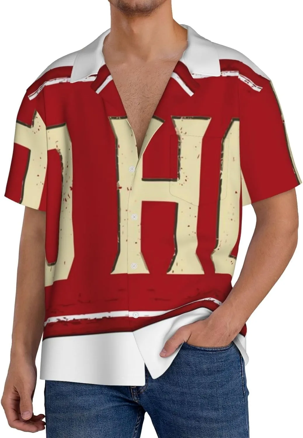 Ho Ho Ho Vintage Rusty Metal Sign for Wrinkle Moisture-Wicking Eco Fabric Modern Slim Fit for Casual Office